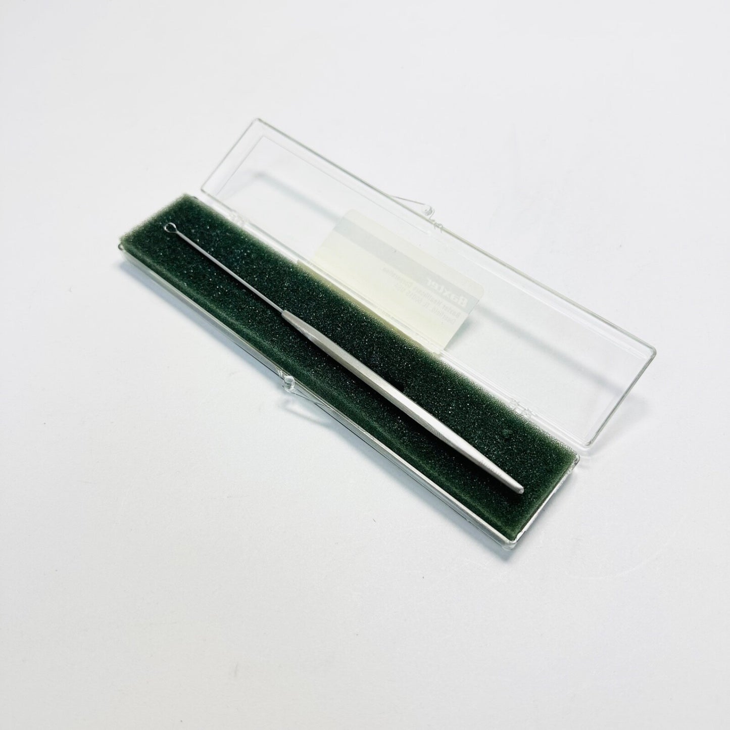 V. MUELLER AU5610 Ear Billeau Curette Loop, Round Knurled Handle Small Tip 7 In.