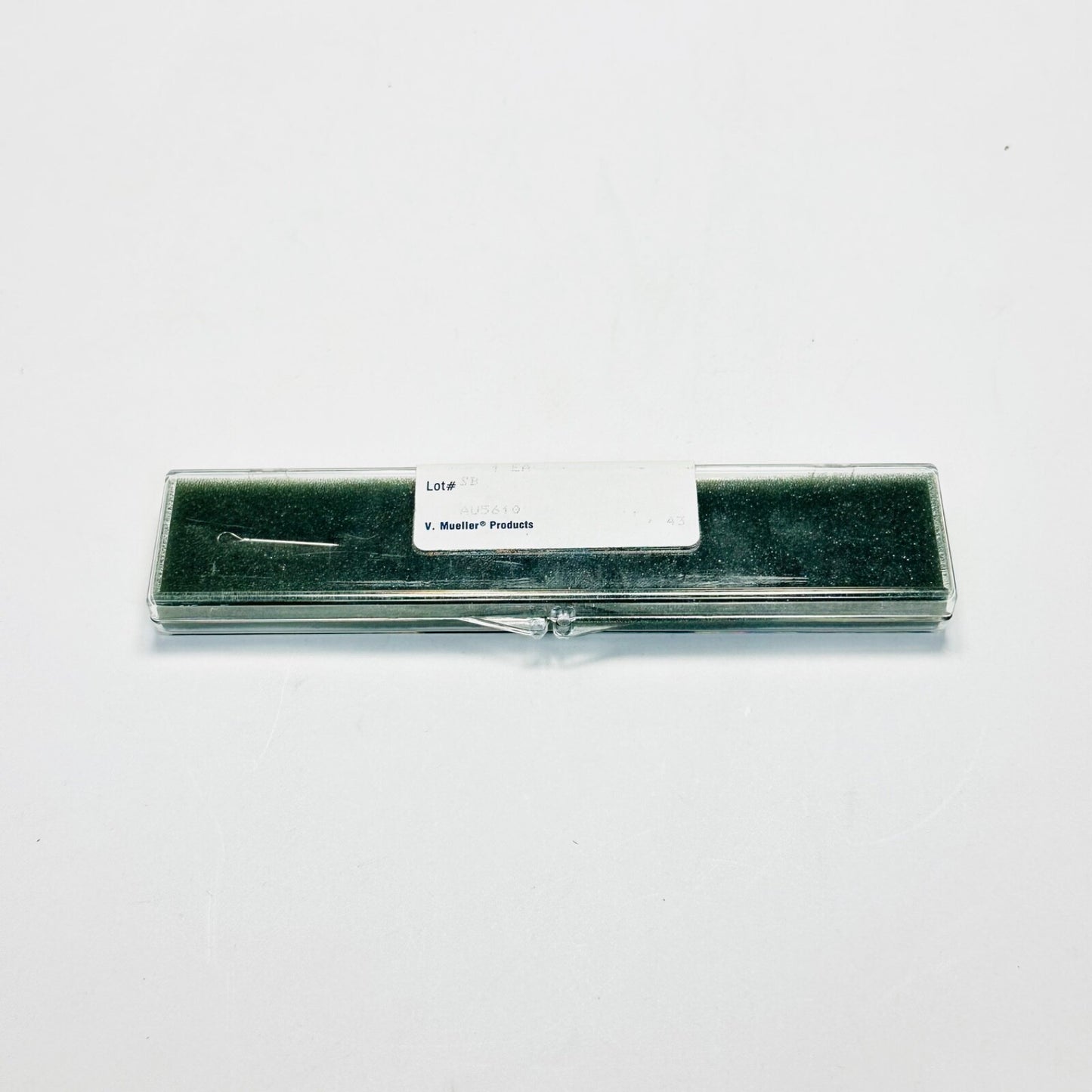 V. MUELLER AU5610 Ear Billeau Curette Loop, Round Knurled Handle Small Tip 7 In.