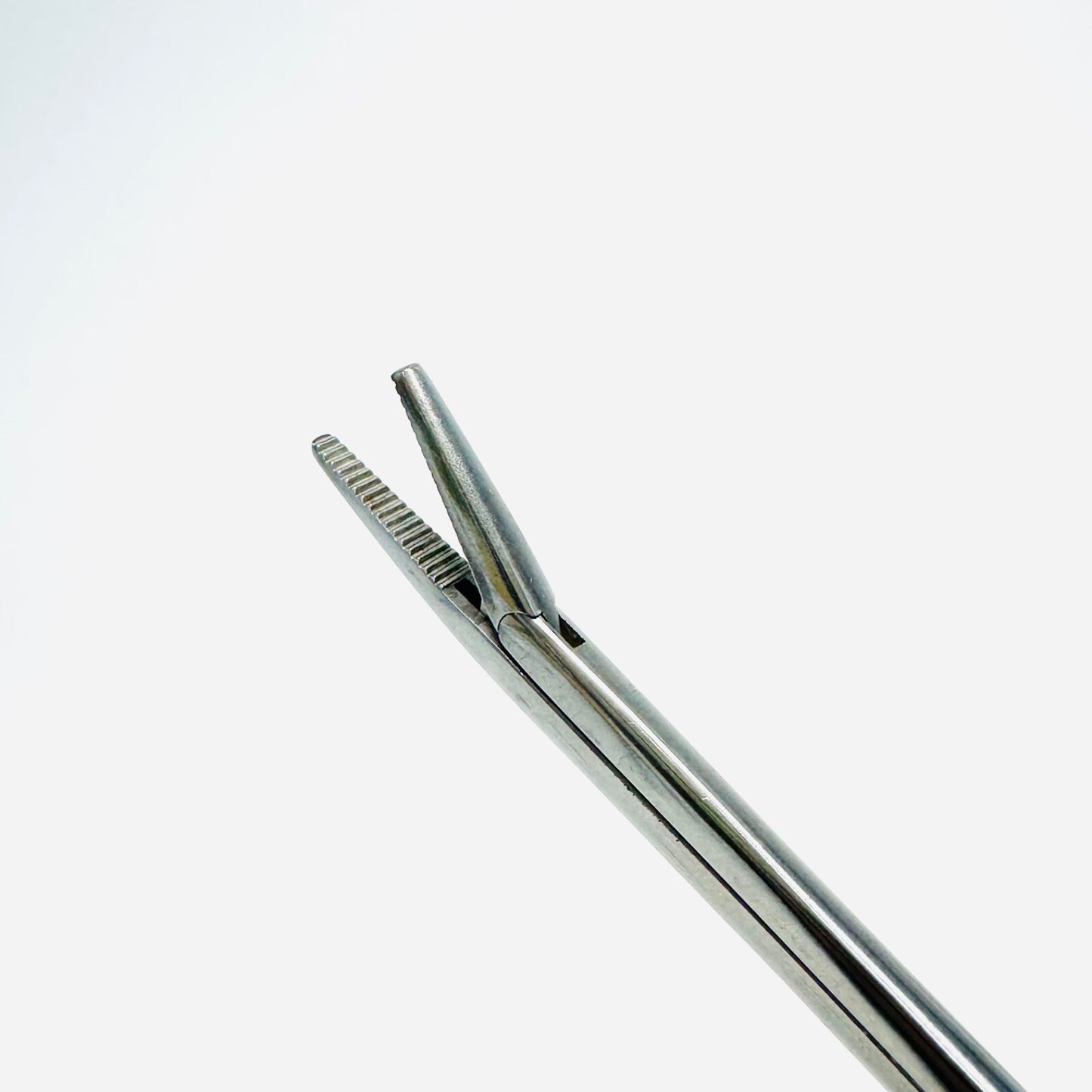 PILLING 50-6737 Drew Alligator Clip Applying Forcep Straight Serrated,2mm 9.5 In