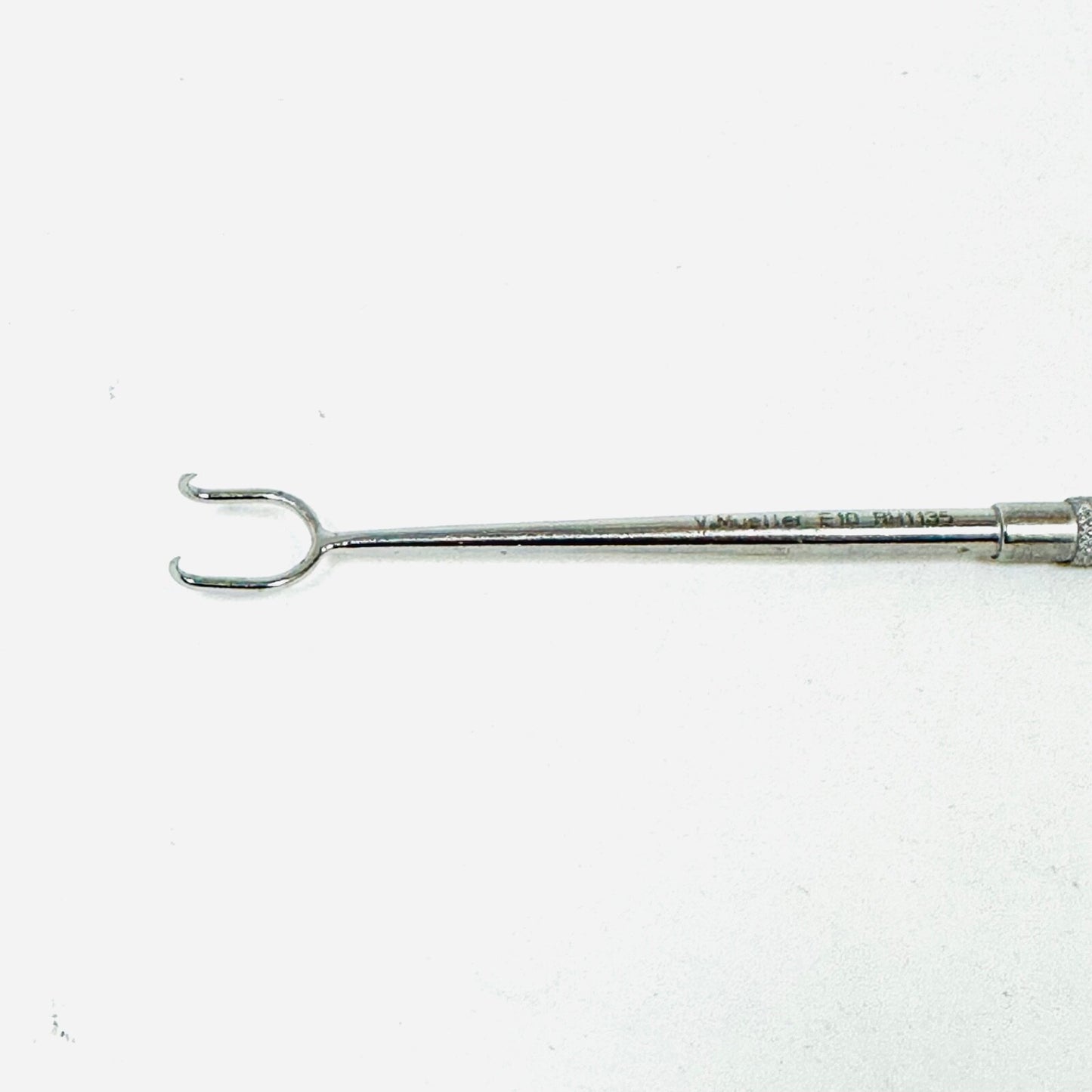 V. Mueller RH1135 Nasal Tenaculum Hook, Dbl Prongs, 6-3/8 Inch Instrument
