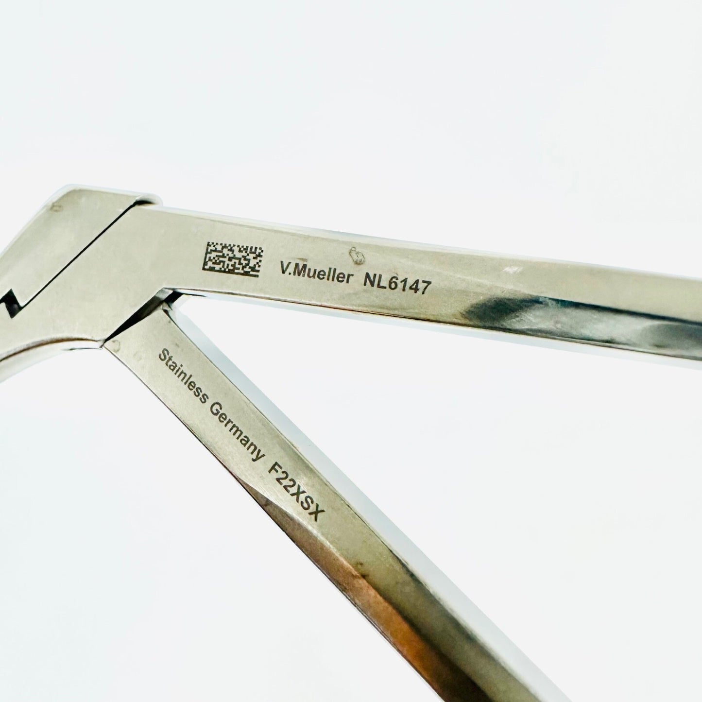 V. Mueller NL6147 Pituitary Rongeur Forceps Angled Up 2 X 10 mm 7" Instrument