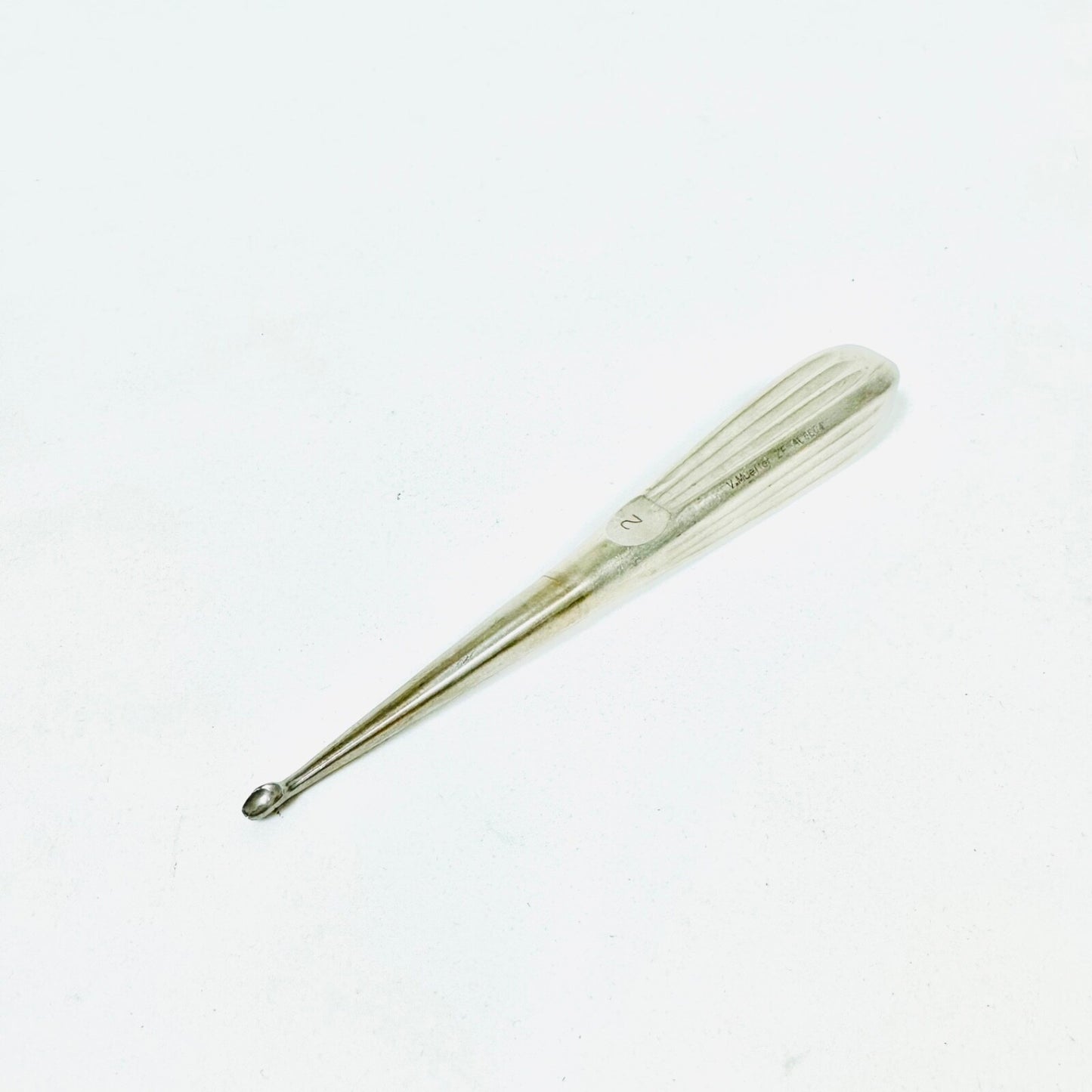 V. Mueller AU6604 Spratt Mastoid Curette Size 2, 6-1/2 Inch Instrument