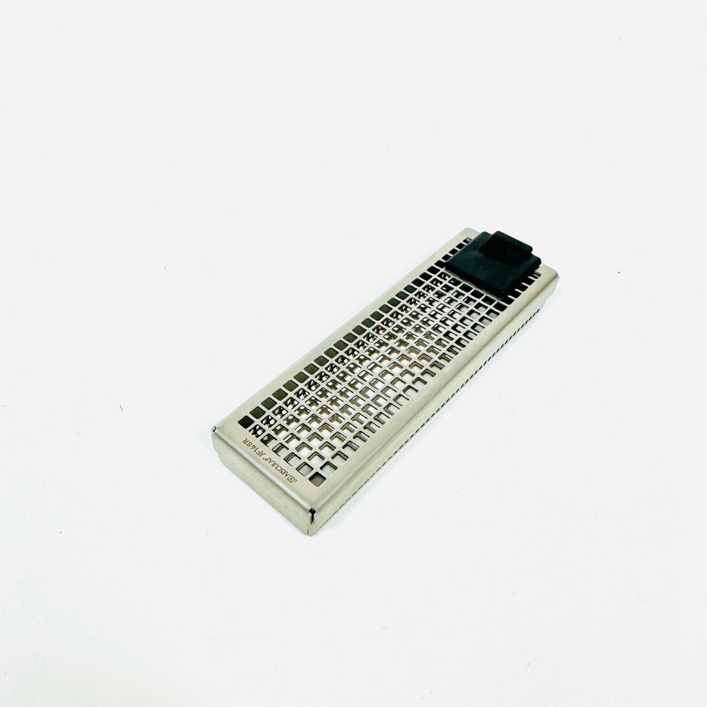 Aesculap JF148R Micro Instrument Tray with Lid 3/4 X 1 X 5-3/4 Inch