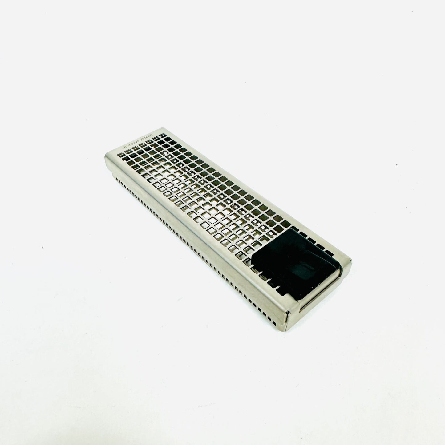 Aesculap JF148R Micro Instrument Tray with Lid 3/4 X 1 X 5-3/4 Inch