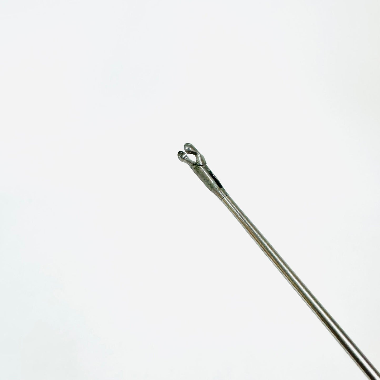 V. Mueller BE2826 Microlaryngeal Grasping Forceps Angled Left JACKO CUP 9-1/2 In
