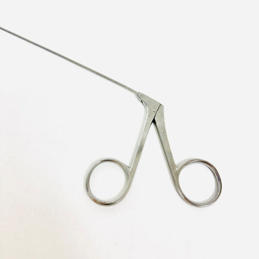 V. Mueller BE2825 Microlaryngeal Grasping Forceps Straight JACKO CUP 9-1/2 In