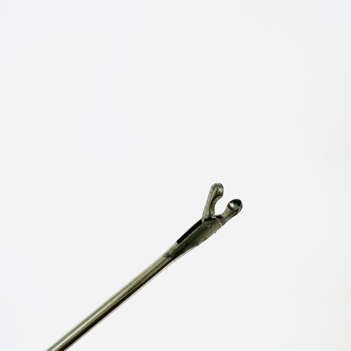 V. Mueller BE2825 Microlaryngeal Grasping Forceps Straight JACKO CUP 9-1/2 In