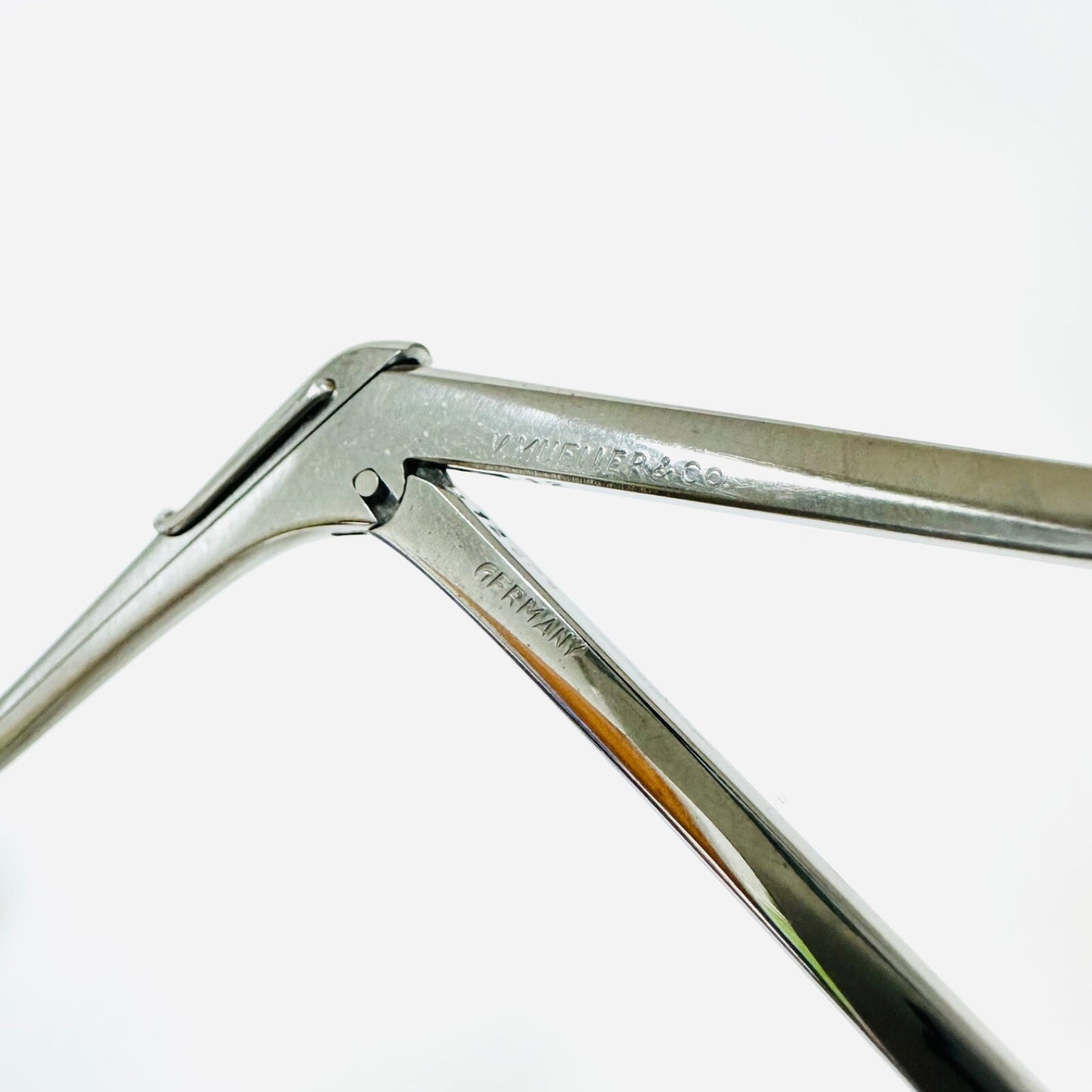 V. Mueller Microlaryngeal Grasping Straight Cup Forceps 11 Inch Instrument