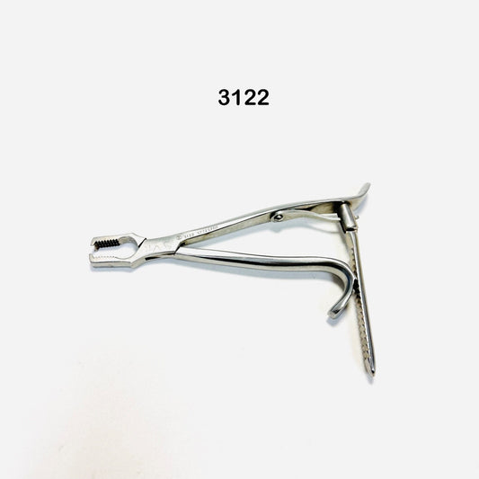 ZIMMER 3122 Kern Holding Forceps, 6" W/ Ratchet Instrument