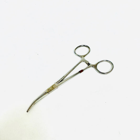 Codman 32-4160 DANDY Scalp Hemostatic Forceps, curved 5 1/2" (140mm) Instrument