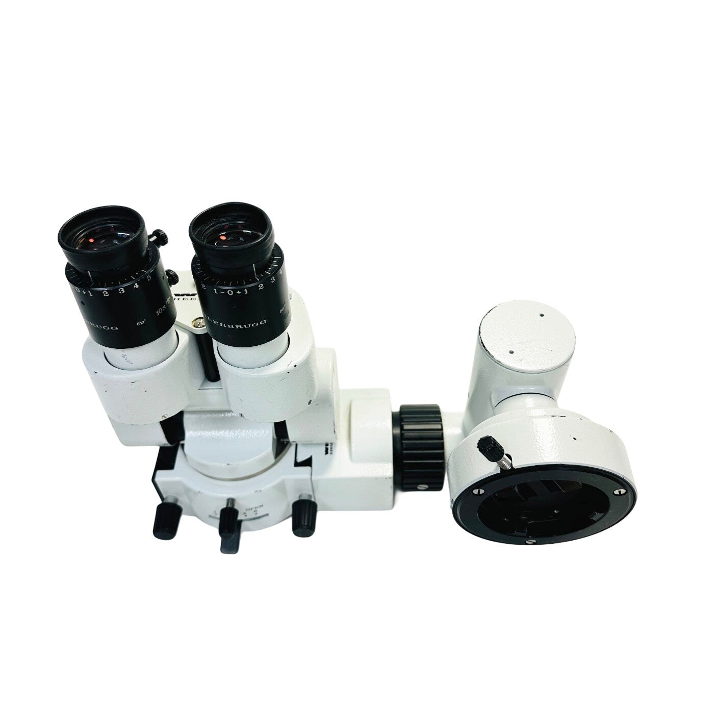 Wild Heerbrugg 411576 Observer Tube W/ Binocular , Eyepieces 10X/21 As Is