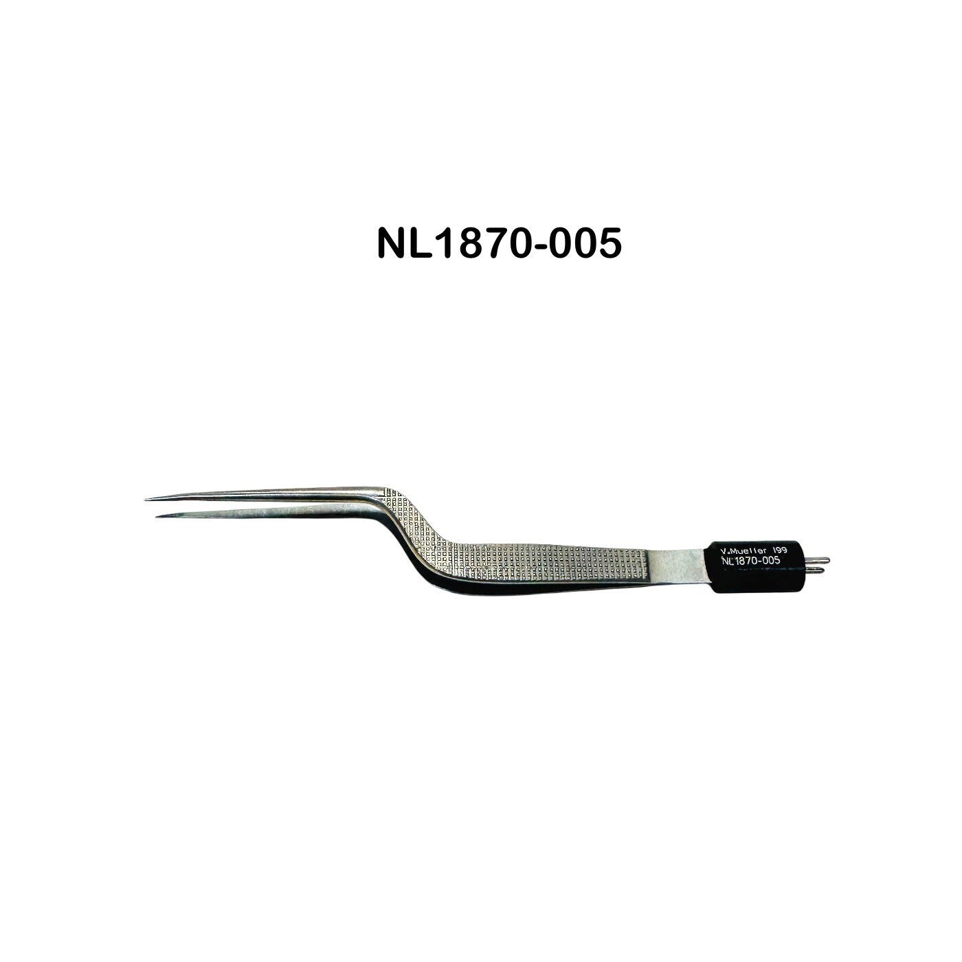 V. Mueller NL1870-005 Fox Bipolar Forceps Straight, 0.5mm Wide, 6-1/4"