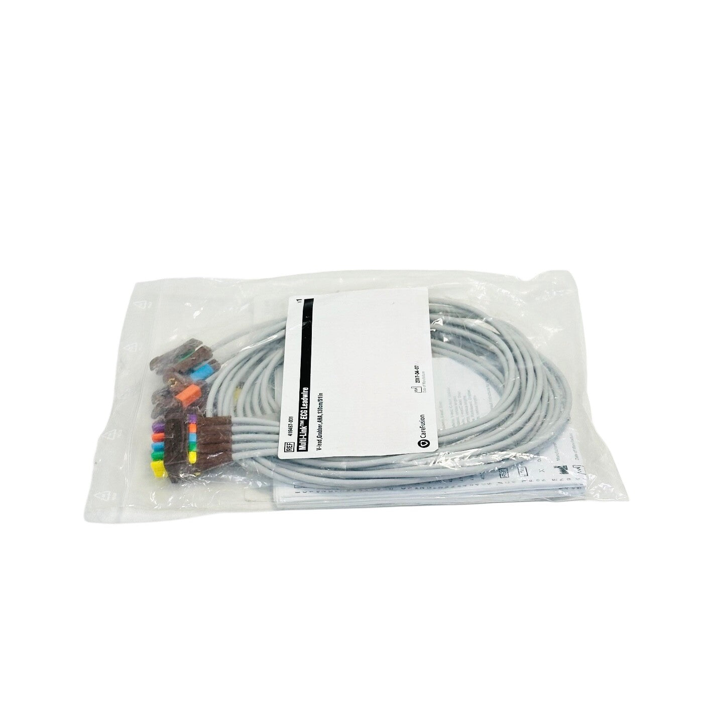 Carefusion 416467-001 Multi-Link ECG Leadwire V-lead, Grabber, AHA 130cm/51in