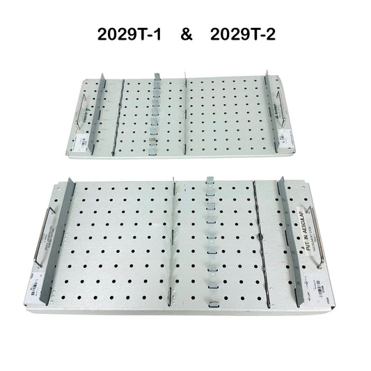Acromed 2029T-1  &  2029T-2  Instrument Case Tray 1 And Tray 2 For Curettes Set