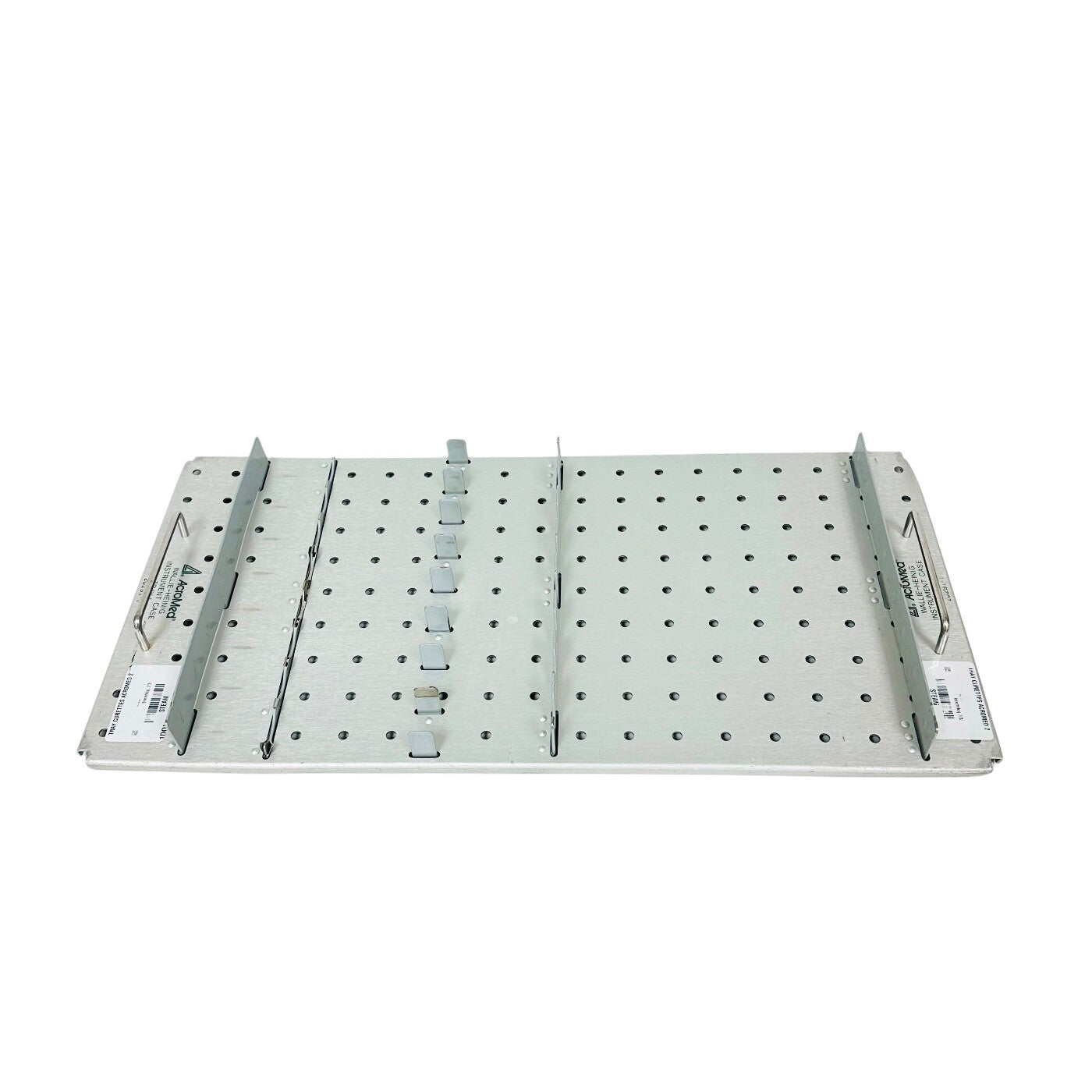 Acromed 2029T-1 & 2029T-2 Instrument Case Tray 1 And Tray 2 For Curettes Set