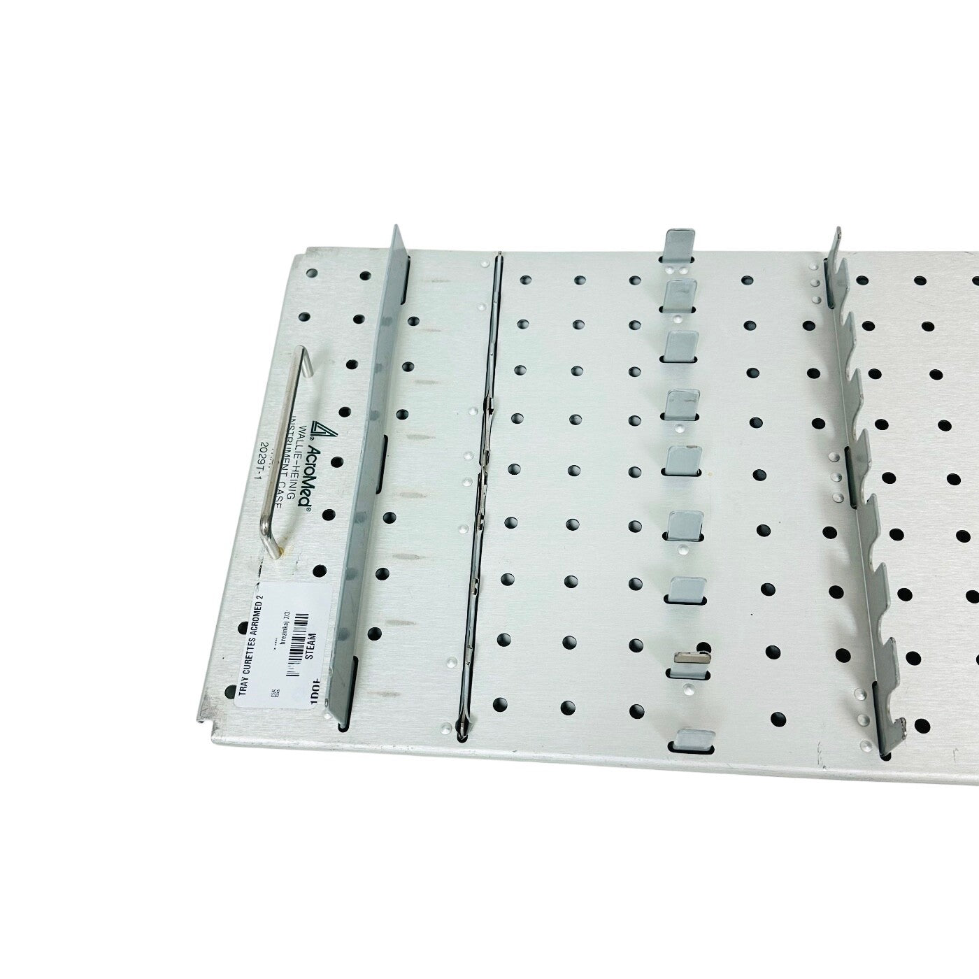 Acromed 2029T-1 & 2029T-2 Instrument Case Tray 1 And Tray 2 For Curettes Set