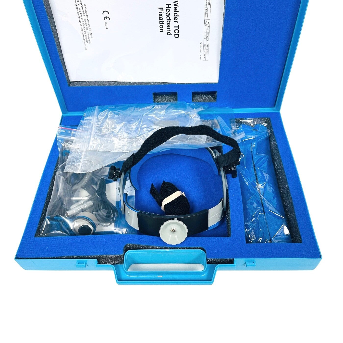 Viasys / Natus (Carefusion) X2-P006 TCD Headframe Fixation W/ 515-010300 2Mhz