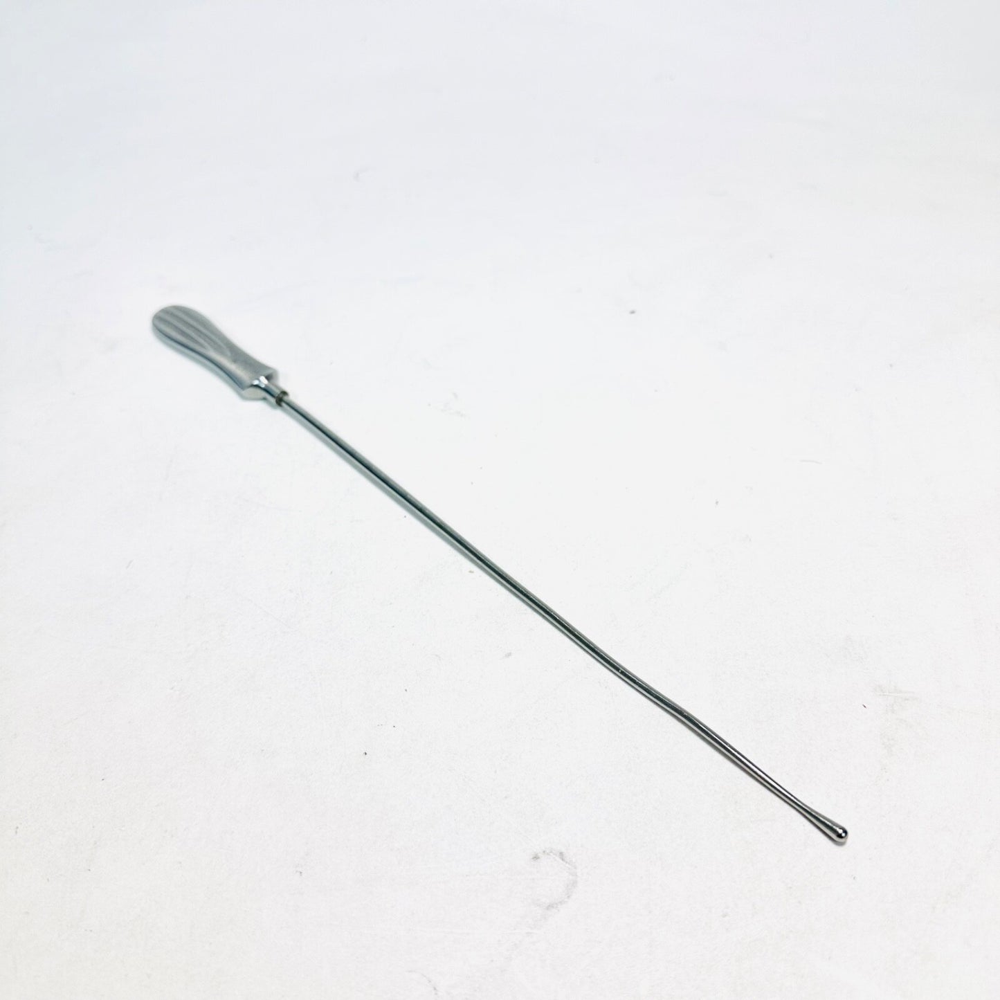 AESCULAP E0012R Probe Sims Malleable Curved Tip 4 mm Tip X 13 Inch