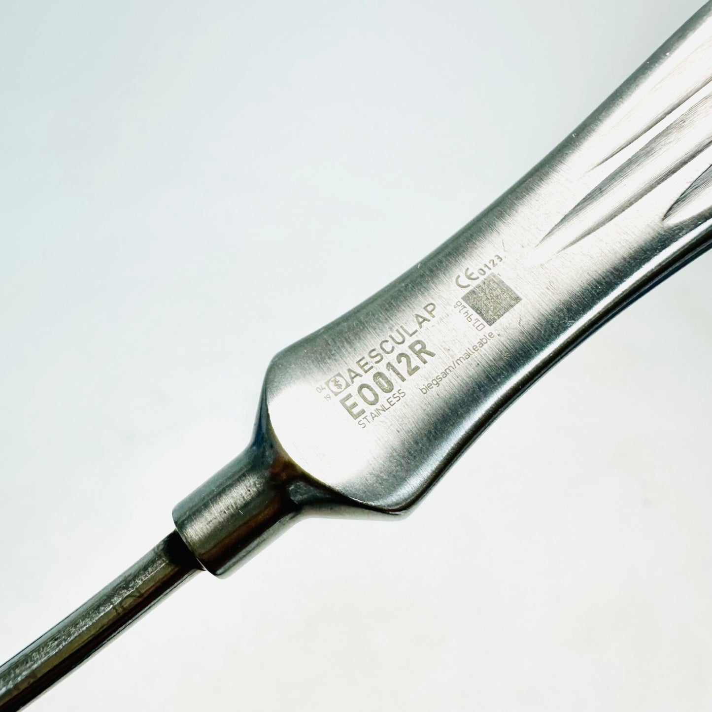 AESCULAP E0012R Probe Sims Malleable Curved Tip 4 mm Tip X 13 Inch
