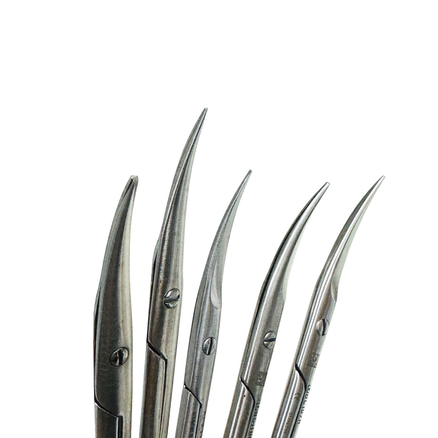 Aesculap / V Mueller Iris Scissor Stainless Steel Curved Lot Of 5