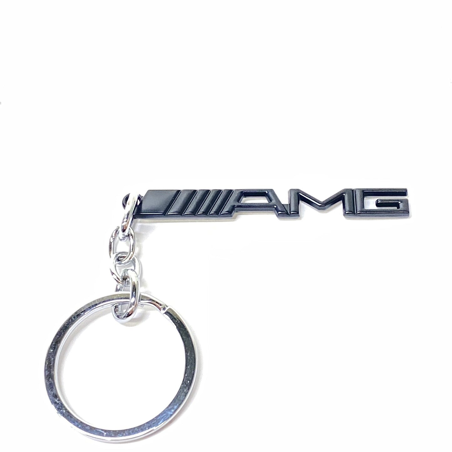 Universal 3D AMG Logo Black Car Home Keychain Ring Decoration Gift Emblem Sport