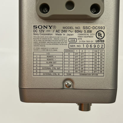 Sony SSC-DC593 DynaView Color Video Camera