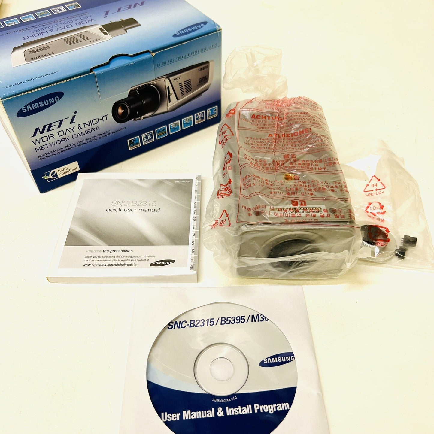 Samsung SNC-B2315N WDR Net i Camera IP Network Security Day Night