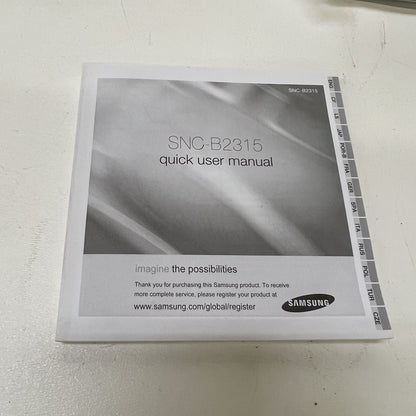 Samsung SNC-B2315N WDR Net i Camera IP Network Security Day Night