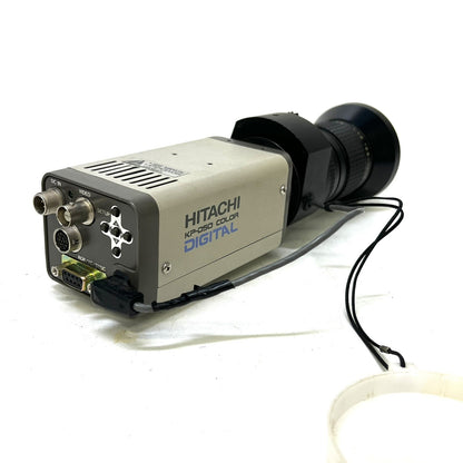 Hitachi Denshi KP-D50U Color Camera And Lens Digital