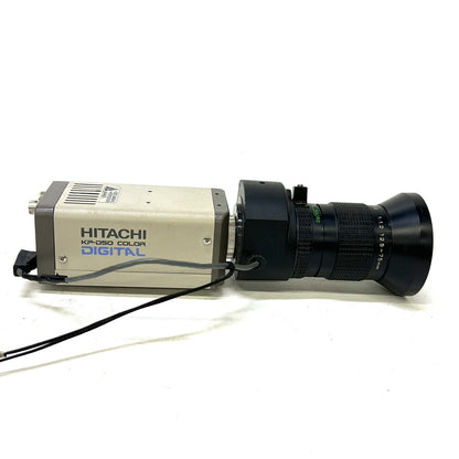 Hitachi Denshi KP-D50U Color Camera And Lens Digital