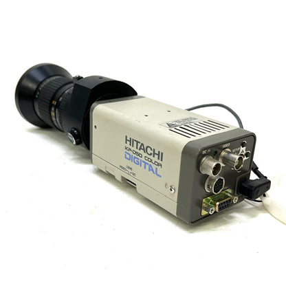 Hitachi Denshi KP-D50U Color Camera And Lens Digital