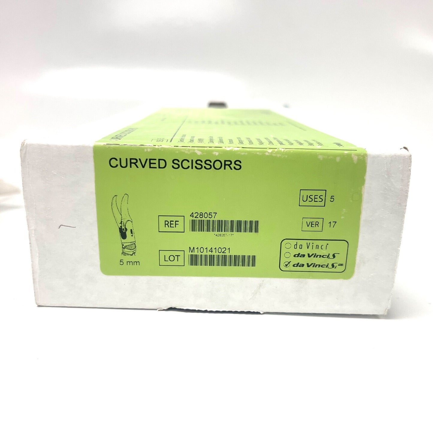 INTUITIVE SURGICAL DA VINCI REF 428057 CURVED SCISSORS NEW AND SEALED BOX