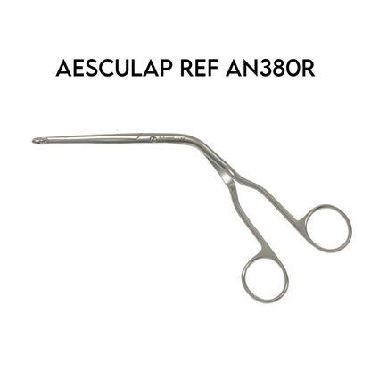 Aesculap REF AN380R Catheter Introducing Forceps Magill 7-1/4 Inch, Ped. Angled