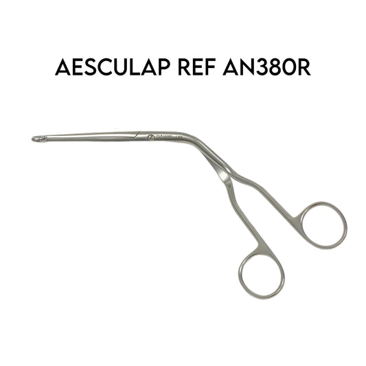 Aesculap REF AN380R Catheter Introducing Forceps Magill 7-1/4 Inch, Ped. Angled