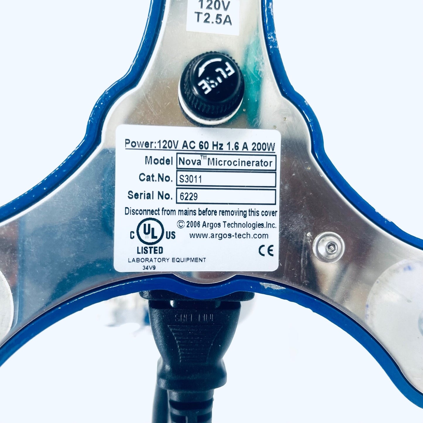 Argos Technologies REF S3011 Nova Microcinerator Micro-Incinerator