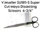 V.Mueller SU1811-S Super Cut Mayo Dissecting Scissors Curved Black Handle 6-3/4€