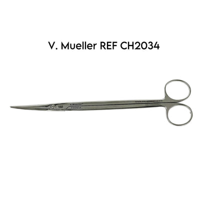V. Mueller REF CH2034 Metzenbaum Dissecting Scissors Curved