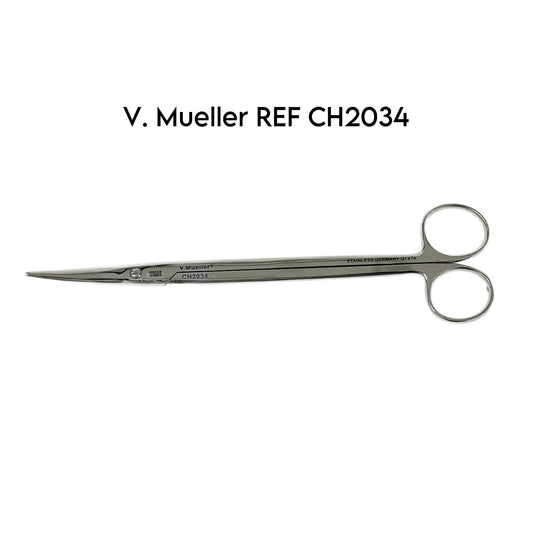 V. Mueller REF CH2034 Metzenbaum Dissecting Scissors Curved