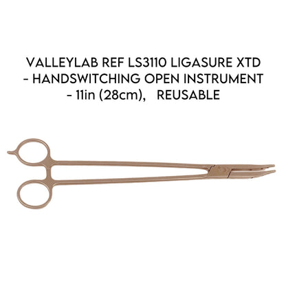 VALLEYLAB REF LS3110 LIGASURE XTD - HANDSWITCHING OPEN INSTRUMENT - 1lin (28cm)