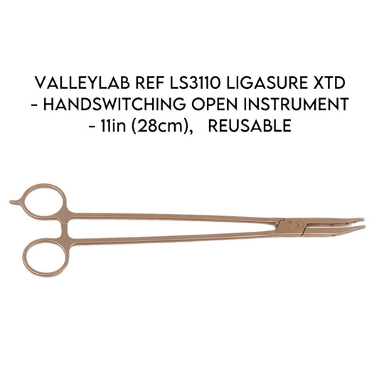 VALLEYLAB REF LS3110 LIGASURE XTD - HANDSWITCHING OPEN INSTRUMENT - 1lin (28cm)