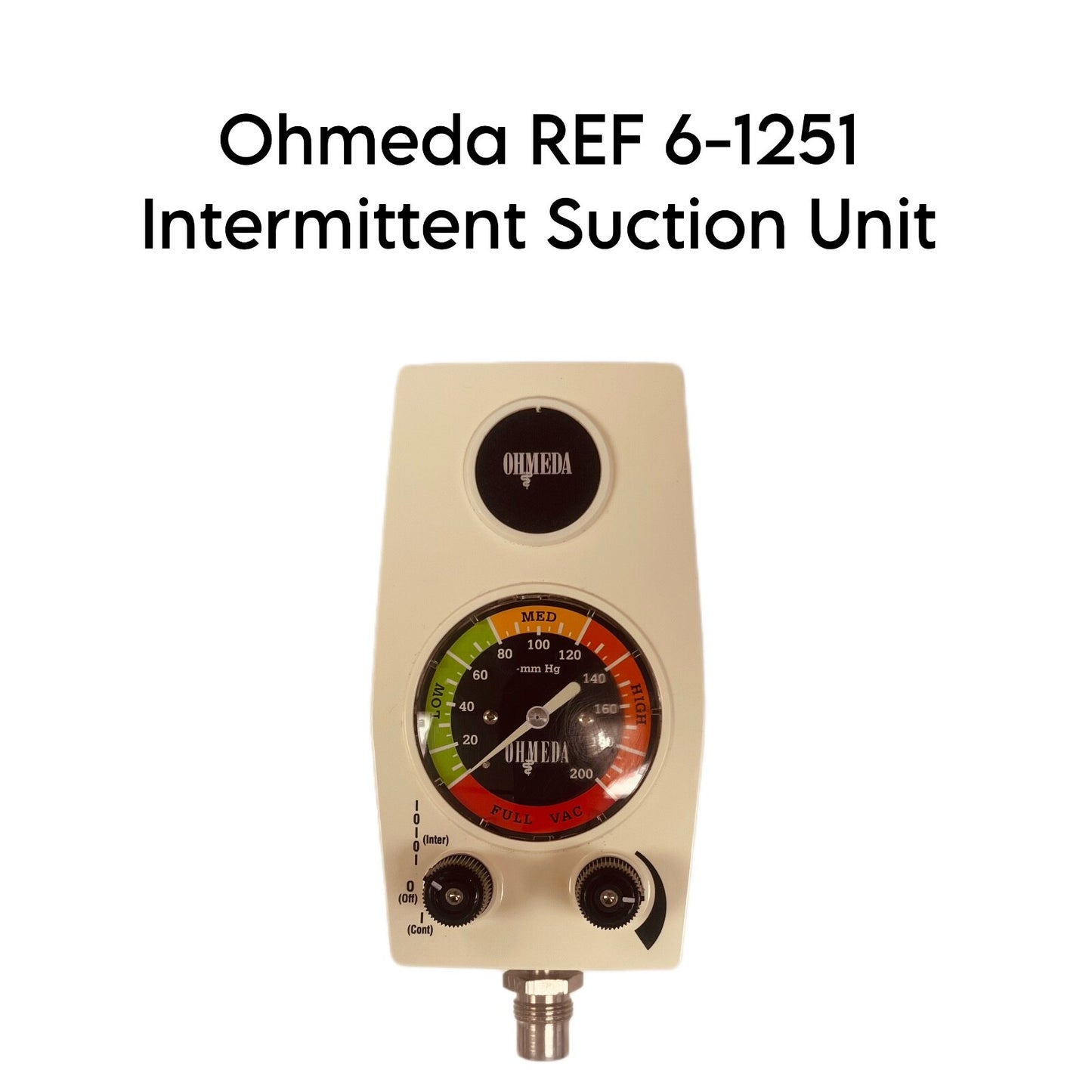 Ohmeda REF 6-1251 Intermittent Suction Unit