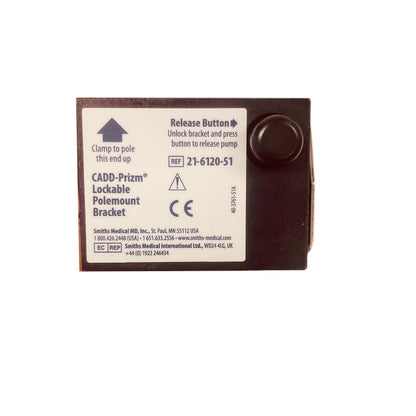 Smiths Medical REF 21-6120-51 Cadd-Prizm Lockable Polemount Bracket