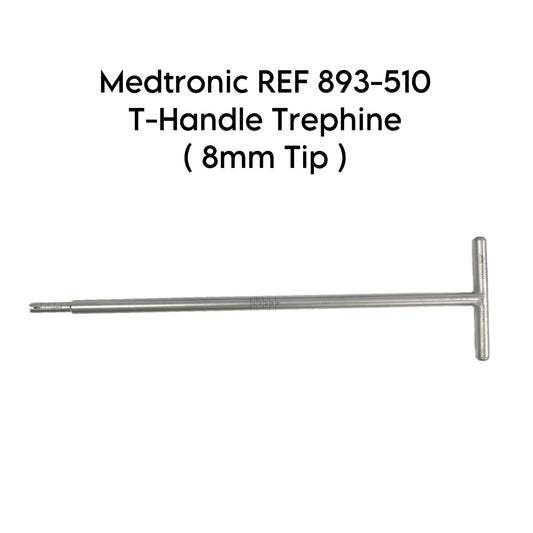 Medtronic REF 893-510 T-Handle Trephine (8mm Tip)