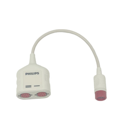 Philips REF 989803199741 Dual Invasive Blood Pressure (IBP) Adapter Cable