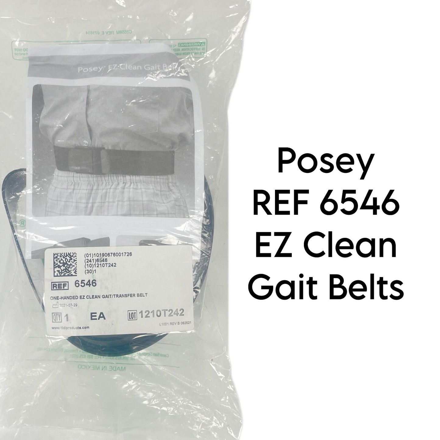 Posey REF 6546 EZ Clean Gait Belts