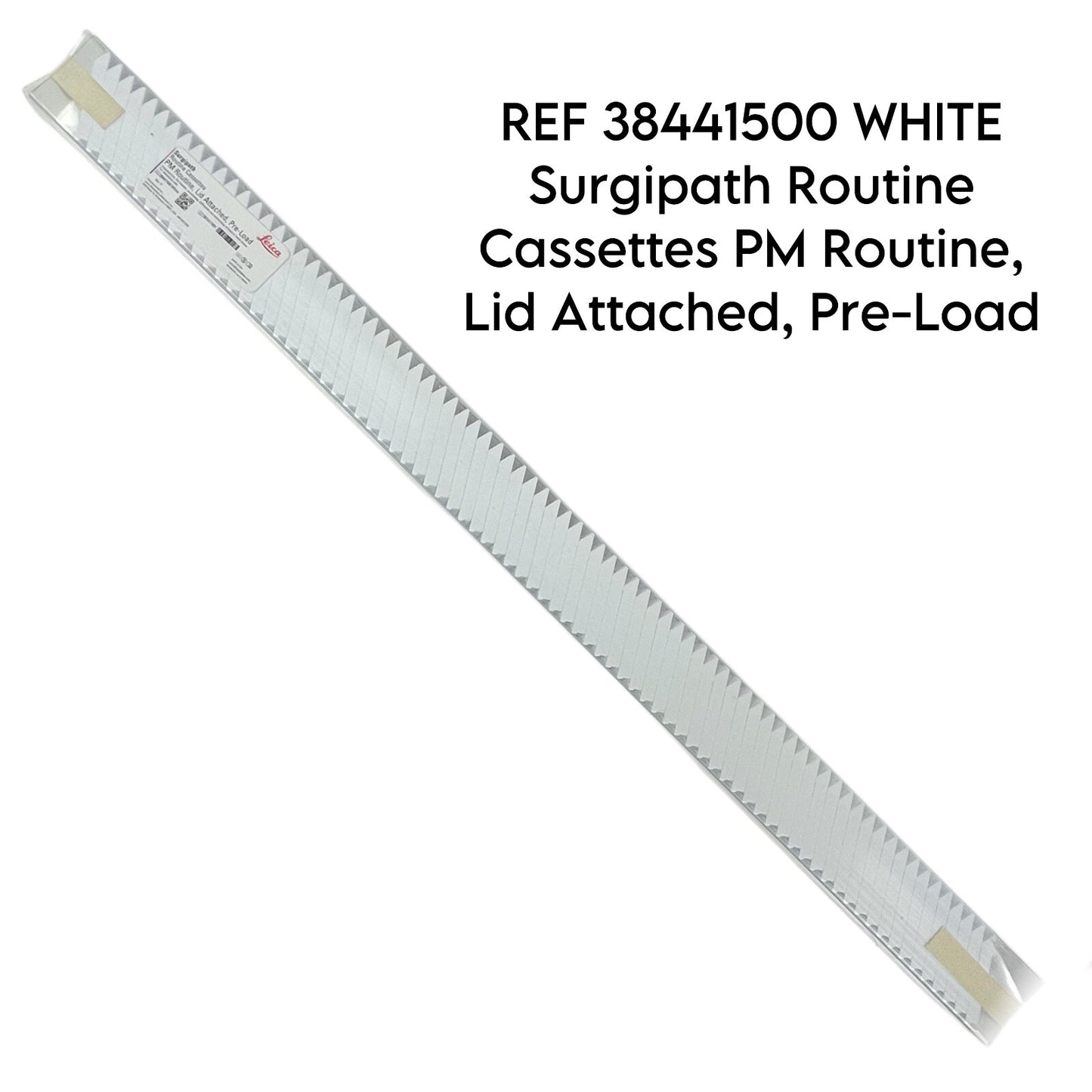 LEICA REF 38441500 Surgipath Routine Cassettes Pm Routine, Lid Attached,Pre-Load