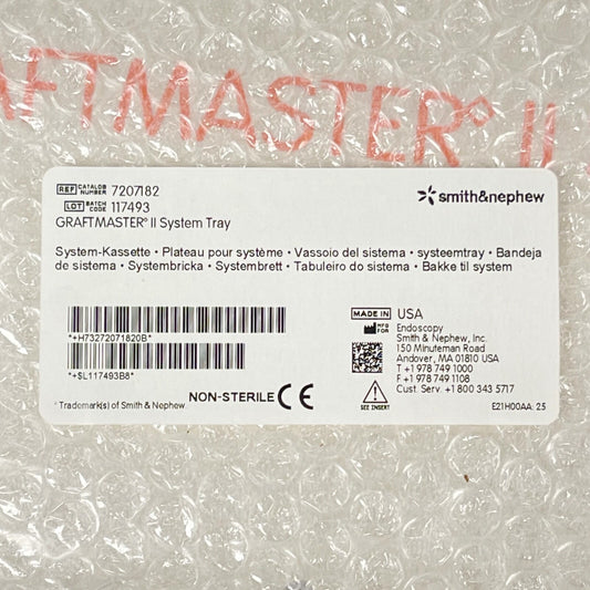 Smith&Nephew REF 7207182 GRAFTMASTER II System Tray Only