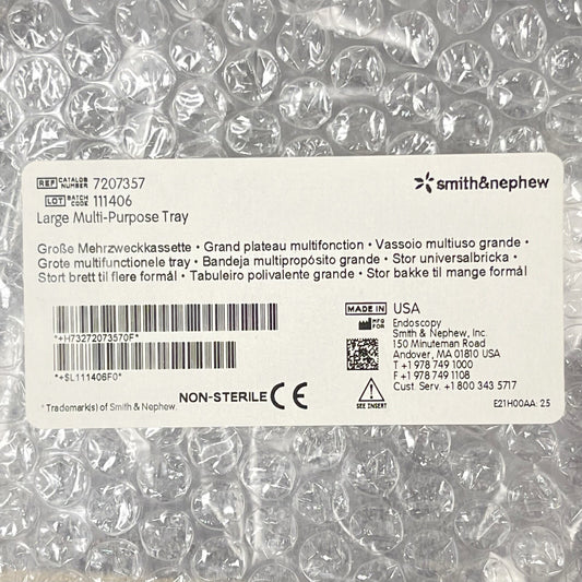 smith&nephew Acufex REF 7207357 Large Multi-Purpose Tray Only