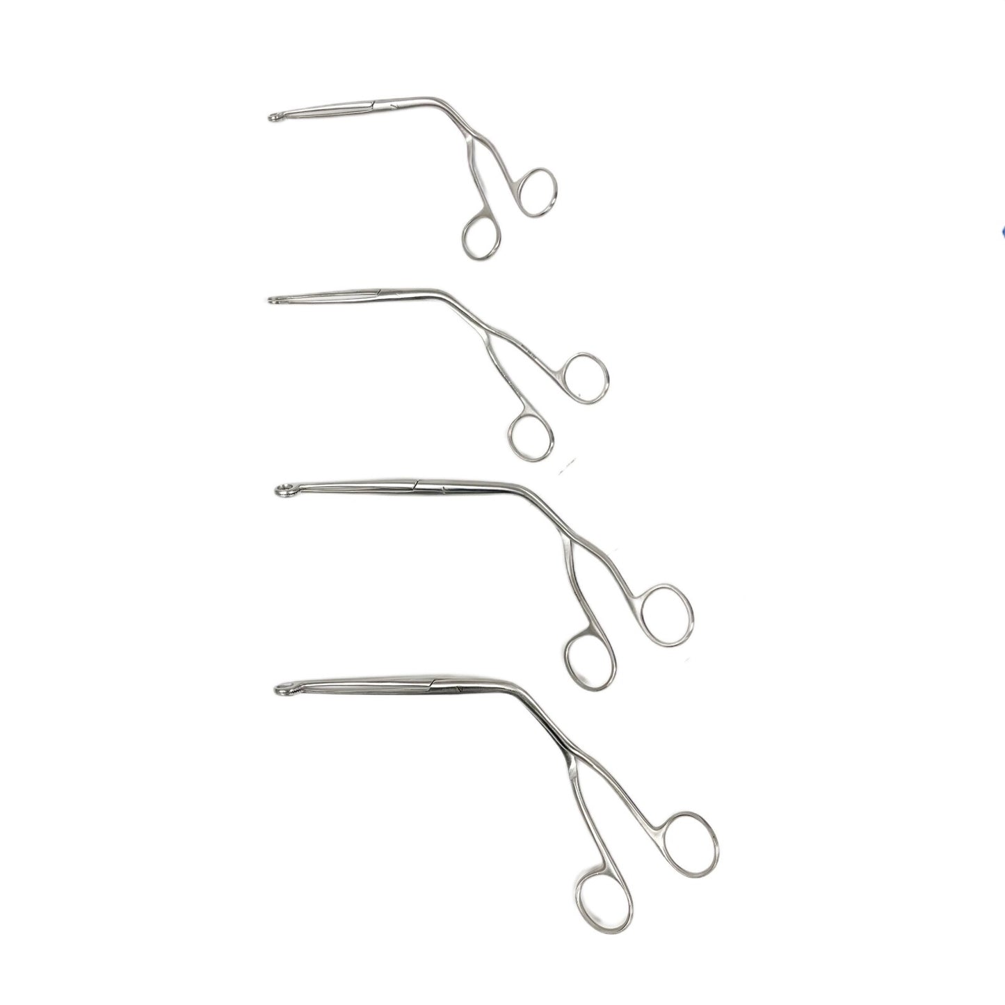 Catheter Introducing Magill Forceps Serrated Jaws ( Lot Of 4 )