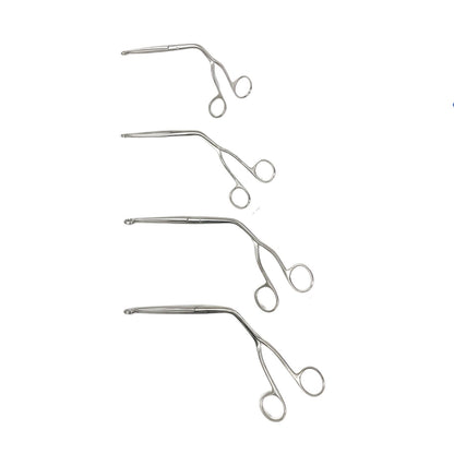 Catheter Introducing Magill Forceps Serrated Jaws ( Lot Of 4 )